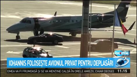 Klaus Iohannis folosește avionul privat pentru deplasări