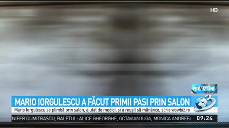 Mario Iorgulescu a făcut primii paşi prin salon