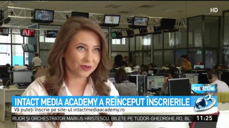 Intact Media Academy a re&icirc;ceput &icirc;nscrierile. Jurnalistele Antenei 3 din primele generaţii de absolvenţi
