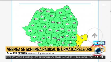 Avertizare de ultimă oră a meteorologilor. Vremea se schimbă radical în următoarele ore