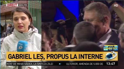 Dăncilă a trimis președintelui Iohannis o nouă listă cu interimarii pentru portofoliile de la Interne, Justiție și Educație