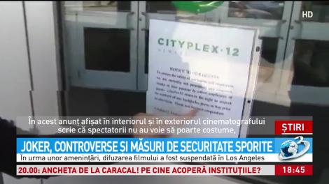 Filmul Joker, controverse şi măsuri de securitate sporite