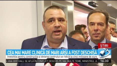 Cea mai mare clinică de arşi a fost deschisă