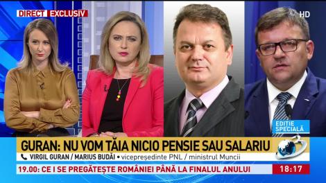 Virgil Guran: Nu vom tăia nicio pensie sau salariu