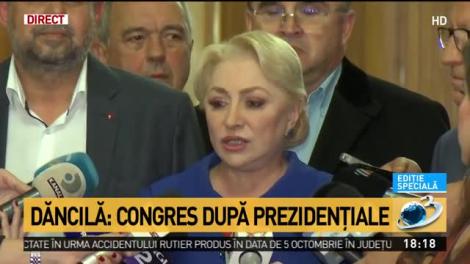 Dăncilă: PSD nu face nicio alianţă