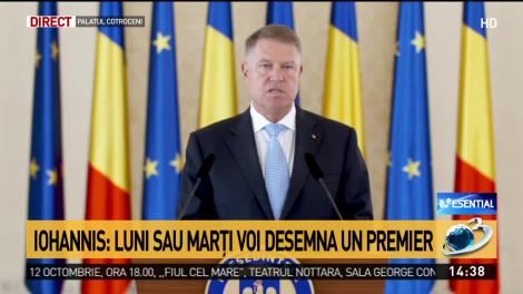 Klaus Iohannis, declarații: Ce se va întâmpla cu salariile și pensiile, și când desemnează un prim-ministru