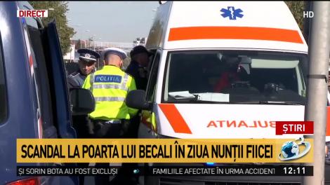 Scandal monstru în ziua nunții, la poarta lui Gigi Becali! Un individ a sărit la bătaie iar poliția a trebuit să intervină