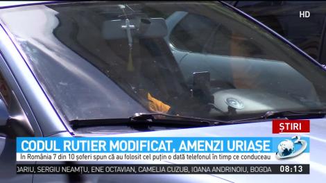 S-a modificat Codul Rutier! Şoferii riscă amenzi uriaşe