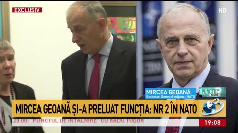 Interviu-eveniment la "Punctul de Întâlnire". Mircea Geoană şi-a preluat funcţia: noul secretar general adjunct al NATO