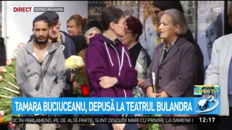 Trupul ne&icirc;nsufleţit al Tamarei Buciuceanu, depus la Teatrul Bulandra