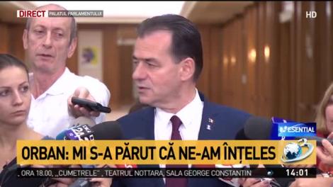 Ludovic Orban, după eșecul negocierilor cu Victor Ponta: Mie mi s-a părut că ne-am înțeles. Cred că e necesar un acord pentru anticipate