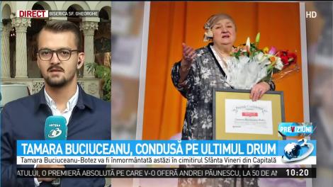 Tamara Buciuceanu, condusă pe ultimul drum