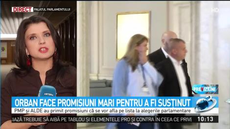 Orban face promisiuni mari pentru a fi susţinut