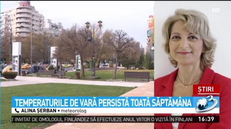 Temperaturile de vară persistă toată săptăm&acirc;na