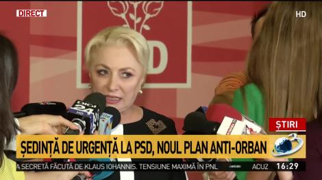 Ședință de urgență a liderilor PSD. Social-democrații, plan anti-ORBAN. Dăncilă: Mă gândesc să îl suspend pe Klaus Iohannis