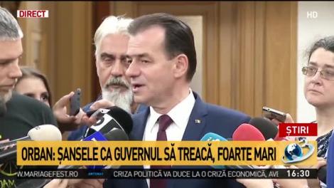 Ludovic Orban face marele anunț: Ne-am înțeles aproape cu toate partidele. Acest guvern va trece de votul din Parlament