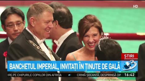 Primele imagini de la Banchetul Imperial din Japonia. Ce ţinută a ales să îmbrace soţia lui Klaus Iohannis