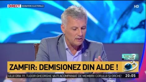 Daniel Zamfir: „Îmi dau demisia din ALDE. Tăriceanu s-a predat”