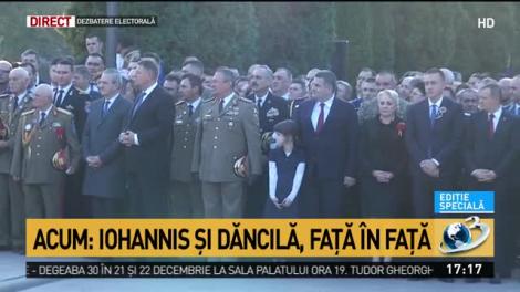 Iohannis şi Viorica  Dăncilă, faţă în faţă
