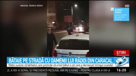 Încă un scandal în Caracal. Bătaie pe stradă cu oamenii lui Remus Rădoi