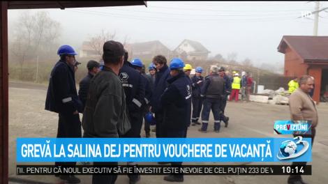 Grevă la Salina Ocna Dej. Minerii refuză să mai intre &icirc;n subteran