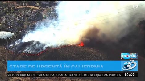 Stare de urgenţă în California în urma incendiilor devastatoare de vegetaţie