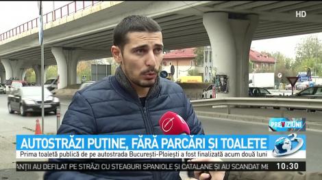 Autostrăzi puţine, fără parcări şi toalete