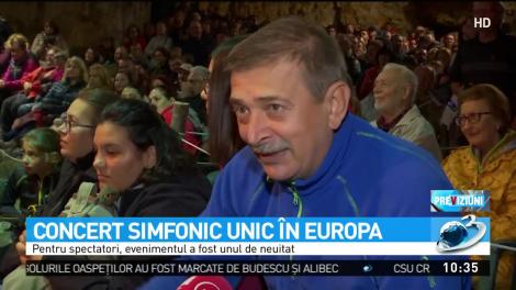 Concert simfonic unic &icirc;n Europa &icirc;n Peştera Rom&acirc;neşti
