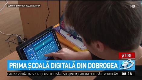 Sistem de predare digitalizat &icirc;ntr-o comună din Constanţa