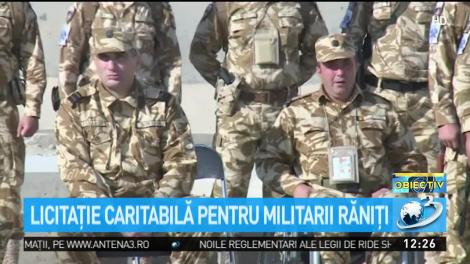 Cum puteți participa la licitația caritabilă pentru militarii răniți