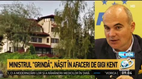 Ministrul ”Grindă”, nășit în afaceri de Gigi Kent