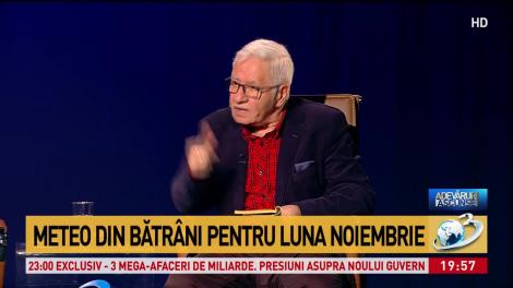 VREMEA din bătrâni, cu Mihai Voropchievici. Ce se întâmplă începând cu 7 noiembrie