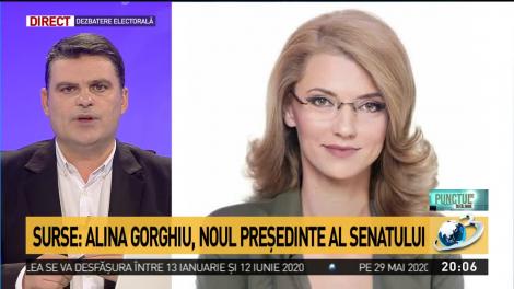 Alina Gorghiu, noul președinte al Senatului - surse