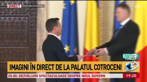 Miniştrii Cabinetului Orban au depus jurământul în faţa preşedintelui Klaus Iohannis