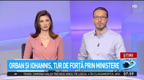 Orban și Iohannis, tur de forță prin ministere