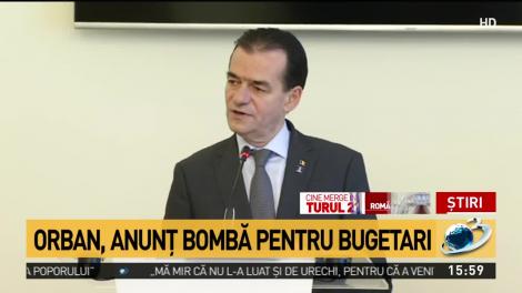 Ludovic Orban anunță dezastru pentru bugetari: „Cine s-a obişnuit să îşi ia leafa fără să facă nimic va trebui să plece”