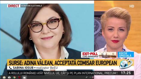 Adina Vălean a fost acceptată pentru funcția de comisar european de Ursula von der Leyen - surse