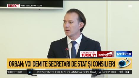 Florin Cîțu își preia mandatul la Finanțe