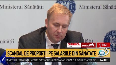 Scandal de proporţii pe salariile din sănătate
