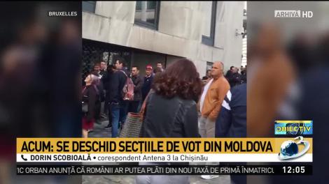 S-au deschis secțiile de vot din Moldova