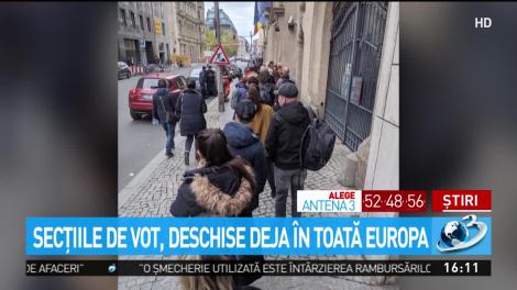 Mii de români au votat deja în diaspora