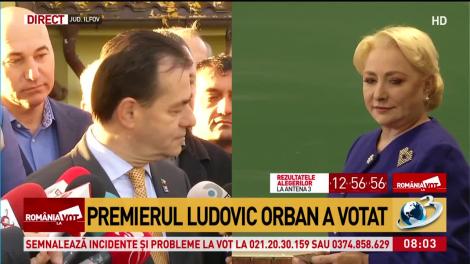 Premierul Ludovic Orban a votat: Am votat pentru o Românie normală. Românii să meargă la vot