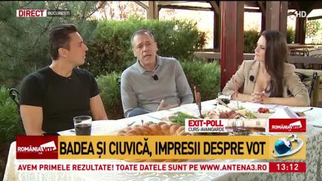 Mircea Badea și Mugur Ciuvică, impresii despre vot