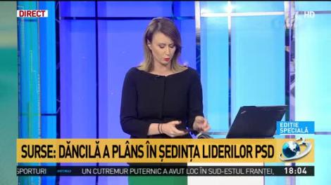 Ședință cu lacrimi și scandal la PSD. Viorica Dăncilă, în lacrimi după o ceartă cu Claudiu Manda: ”Nu ești bărbat dacă jignești o femeie!”