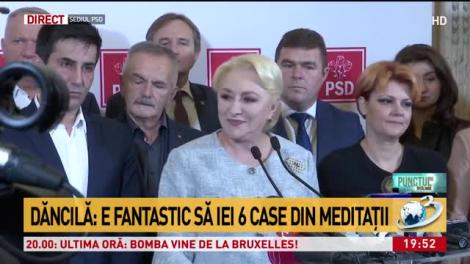 Viorica Dăncilă, prima reacție după ce s-a spus că a plâns în timpul ședinței PSD: ”Nu e adevărat. Eu plâng foarte greu!”