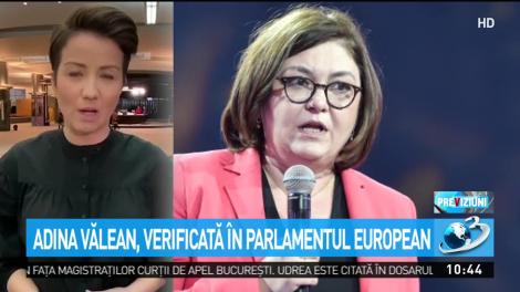 Adina Vălean, verificată în Parlamentul European