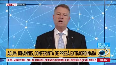 Iohannis: Voi organiza o dezbatere marțea viitoare