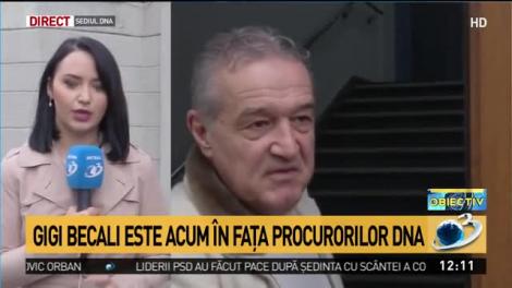 Gigi Becali, în fața procurorilor DNA