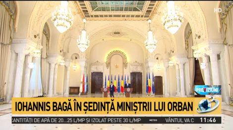 Iohannis se întâlnește cu patru ministri din cabinetul Orban