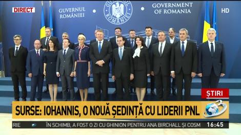 Klaus Iohannis susține o conferință de presă la sediul PNL